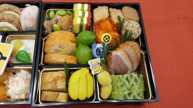 ミニオンおせち二の重