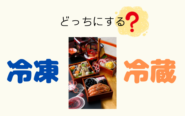 冷凍おせちと冷凍おせちの選び方