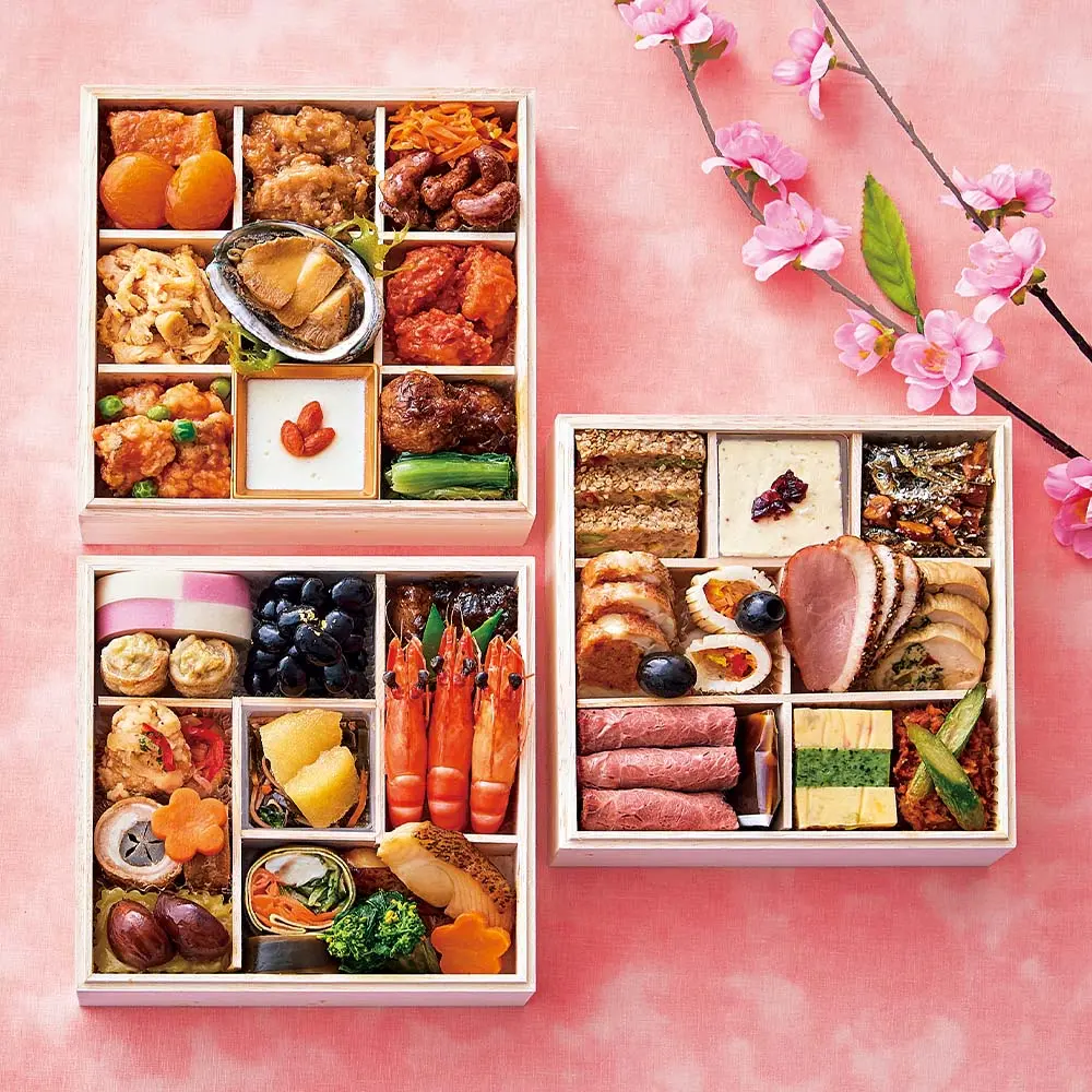 婦人画報おせち2026『桃』和・洋・中三段重2～3人
