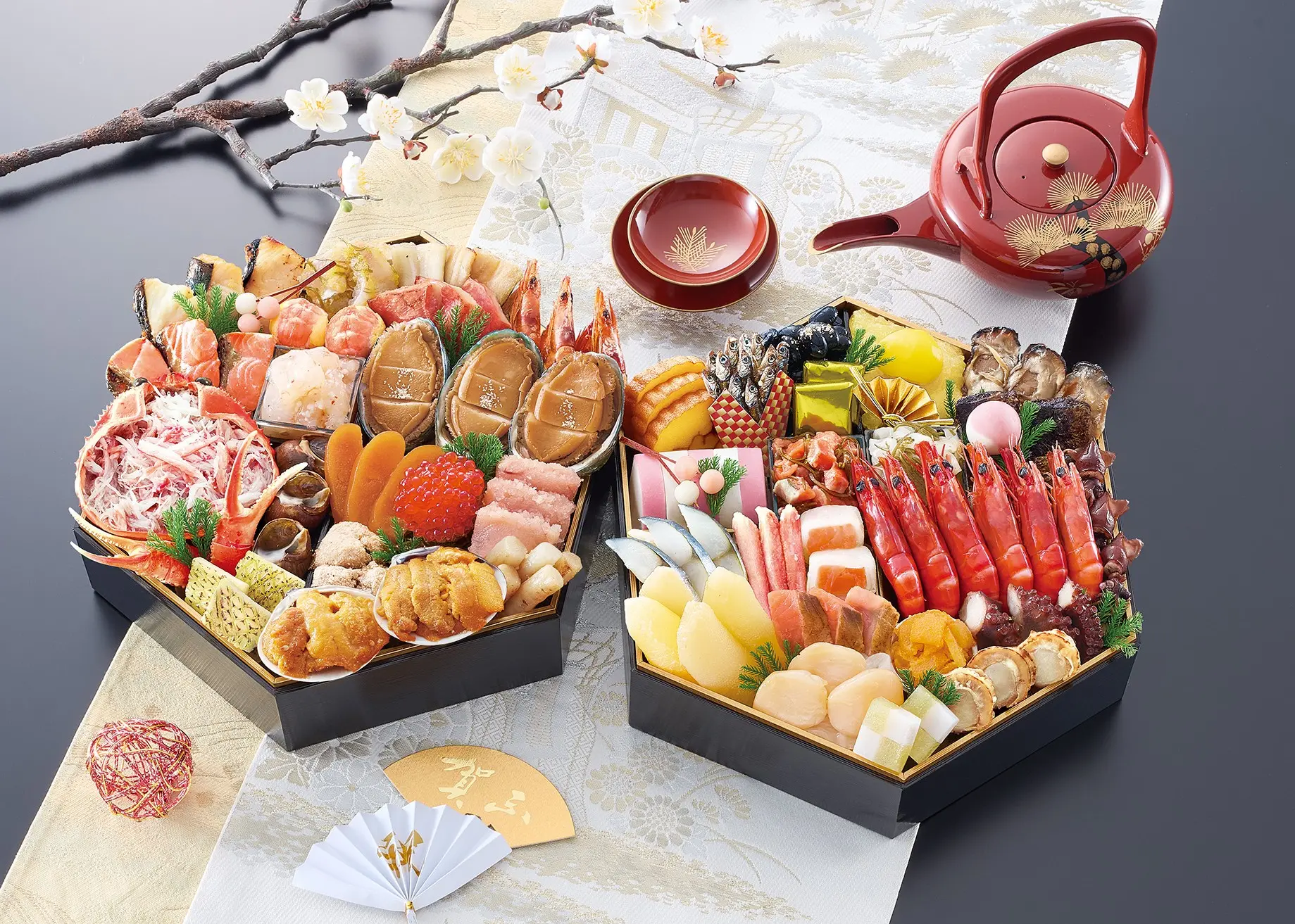 2026匠本舗京都祇園-料亭-「岩元」-監修六角二段重_海宝箱